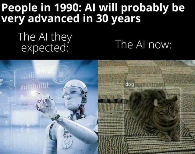 meme making fun of AI capabilities