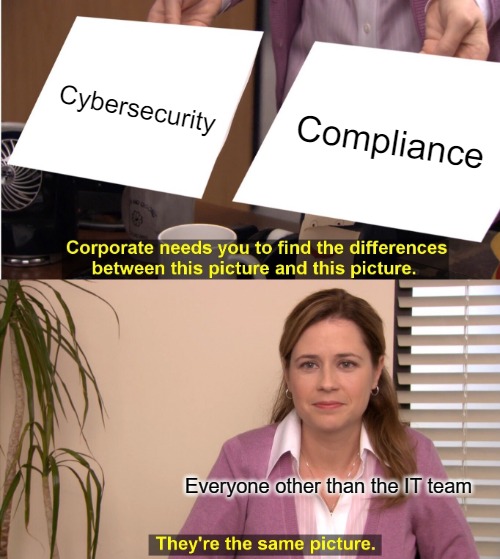 Cybersecurity v Compliance