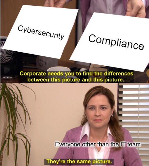 cybersecurity v compliance